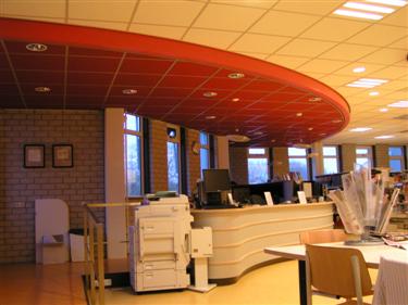 Plafond met circel